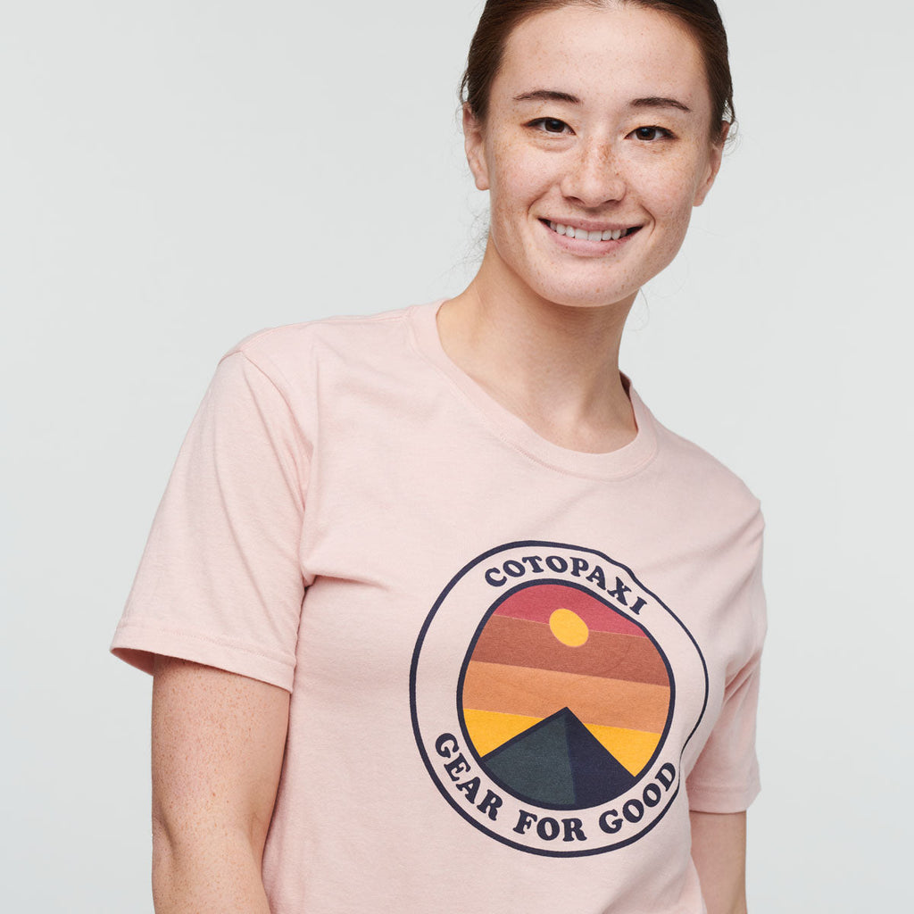 Sunny Side T-Shirt - Women's, Sand, Model Aya