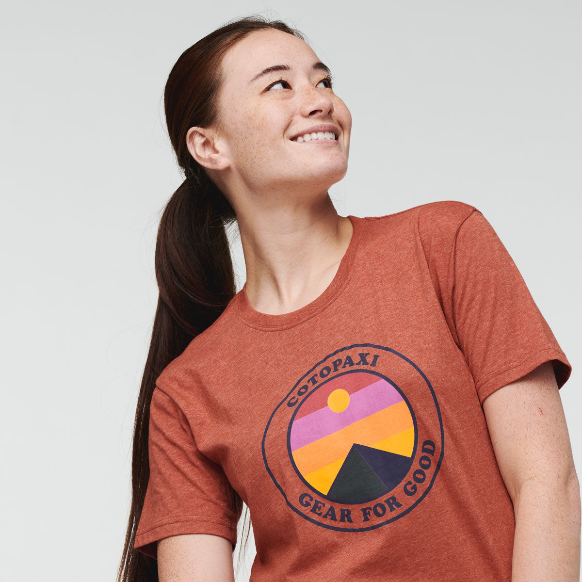 Sunny Side T-Shirt - Women's, Spice, Model Aya