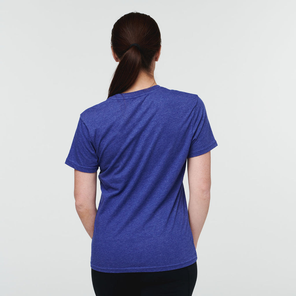 Topo Llama T-shirt - Women's, Blue Violet