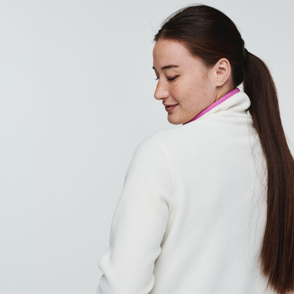 Teca Fleece Pullover - Women's, Bee's Knees, Model Aya