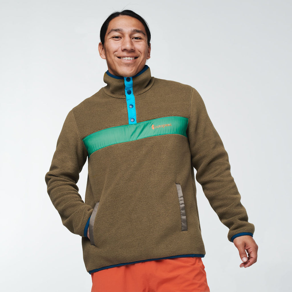 Teca Fleece Pullover - Men's, Regrowth, Model Mario