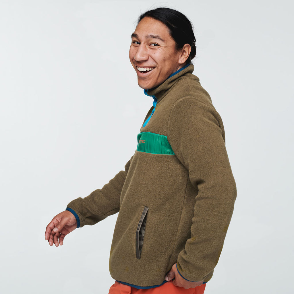 Teca Fleece Pullover - Men's, Regrowth, Model Mario