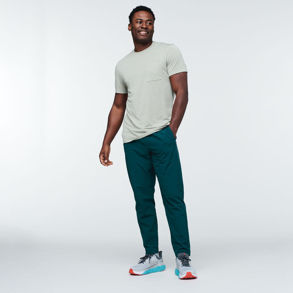 Veza Adventure Pant - Men's, Deep Ocean, Model Jeremy