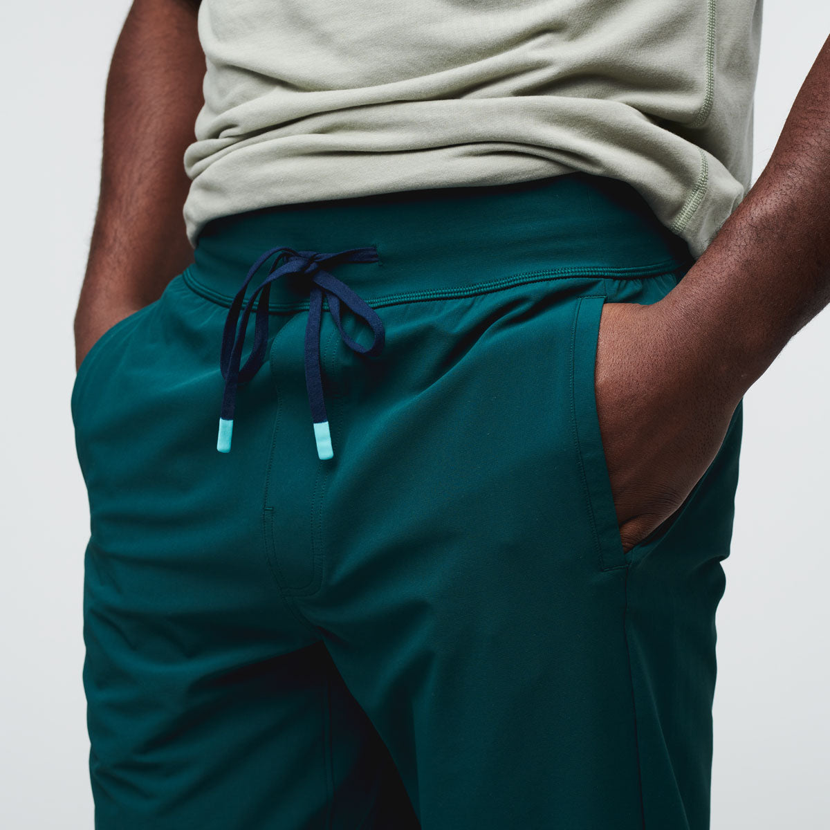 Veza Adventure Pant - Men's, Deep Ocean, Model Jeremy
