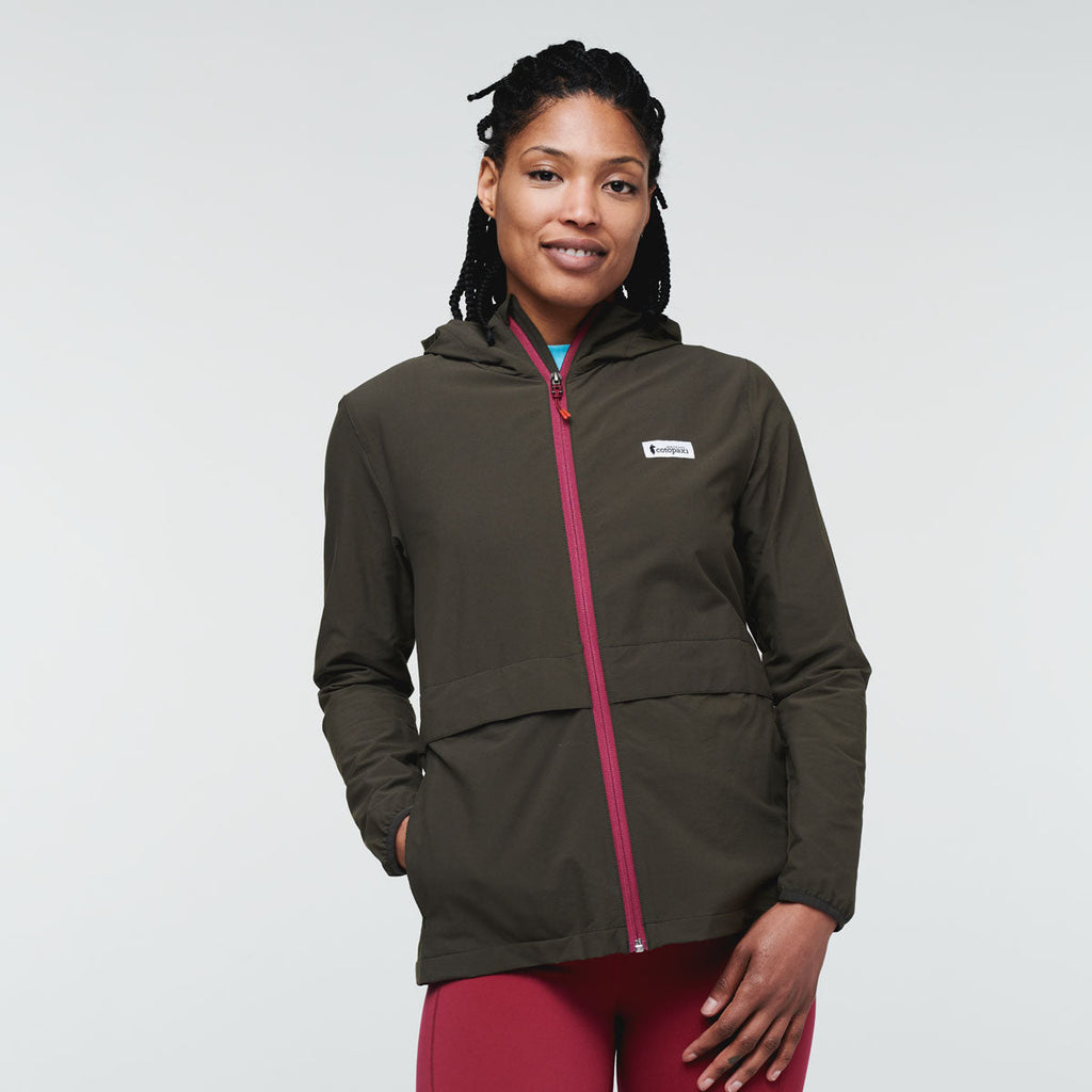 Viento Travel Jacket - Women's, Iron, Model Callie