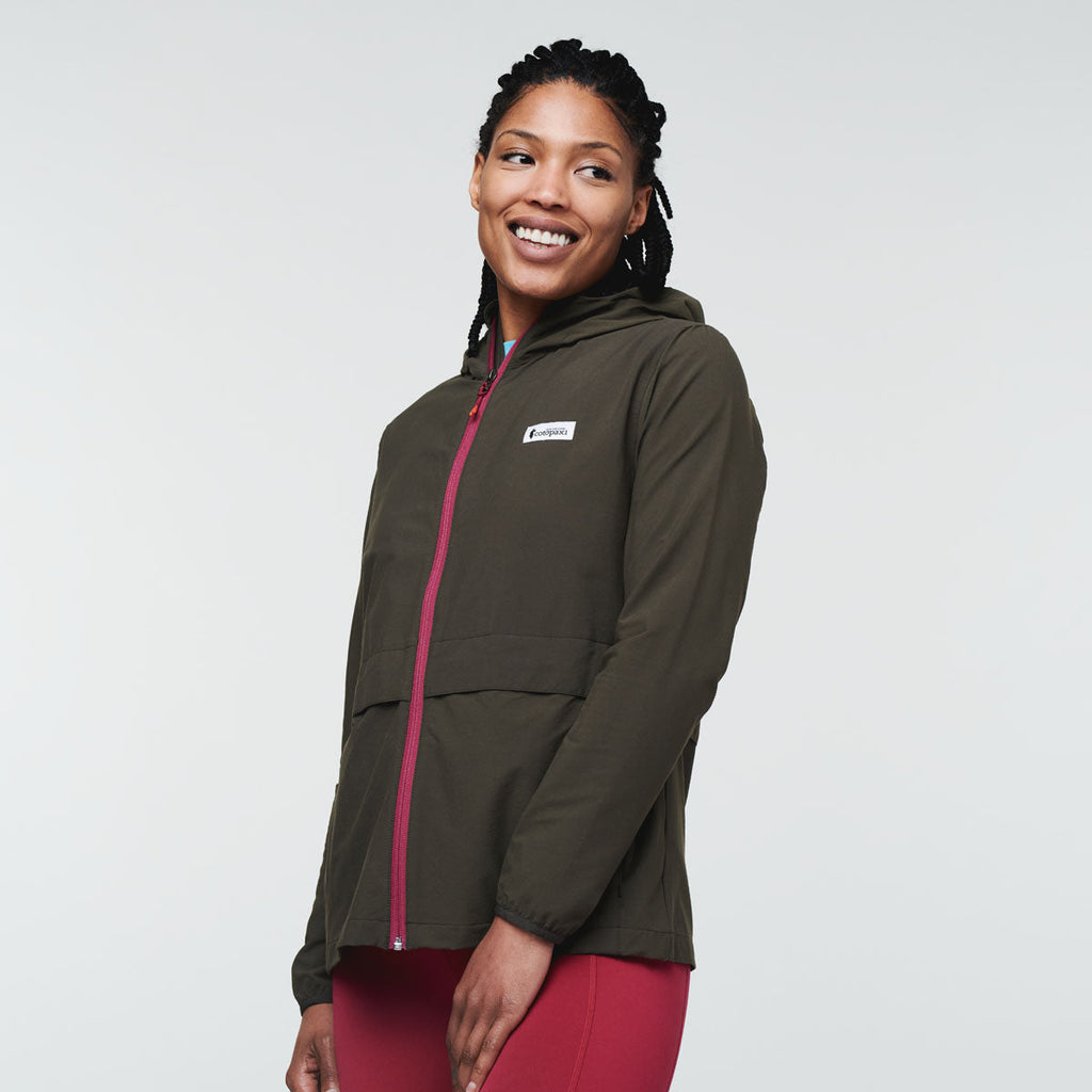 Viento Travel Jacket - Women's, Iron, Model Callie