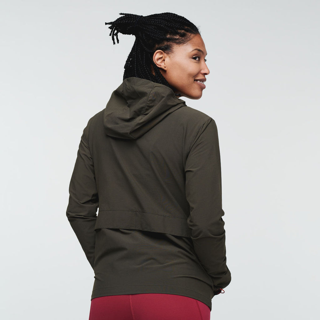 Viento Travel Jacket - Women's, Iron, Model Callie