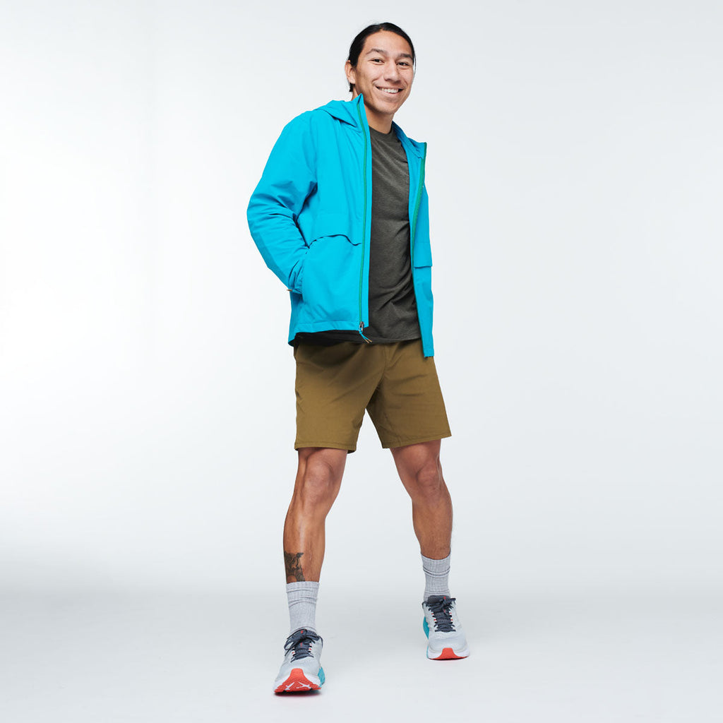 Viento Travel Jacket - Men's, Mineral Blue, Model Mario