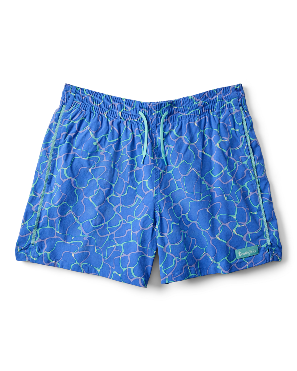 Brinco 5 Inch Short - Print - Men's, Splash Azure