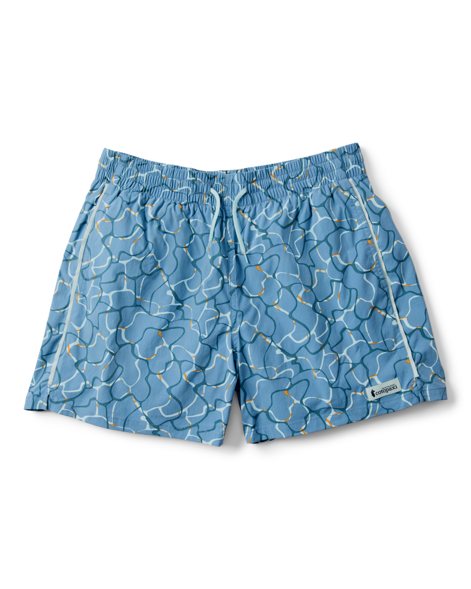 Brinco 5 Inch Short - Print - Men's, Splash Steel Blue