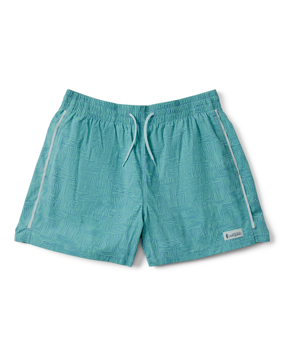 Brinco 5 Inch Short - Print - Men's, Zen Garden Tide Pool