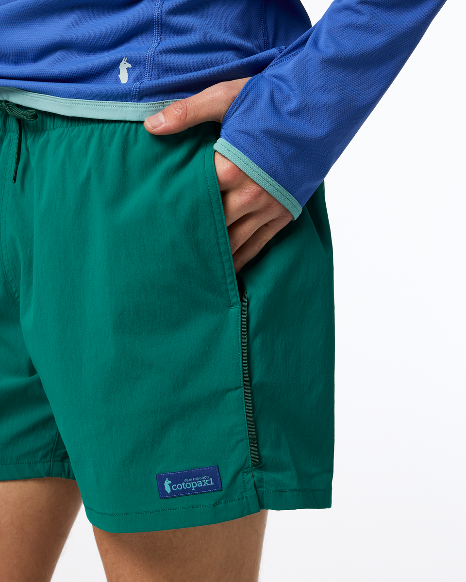 Brinco 5 Inch Short - Solid - Men's, Malachite, Model Maximus