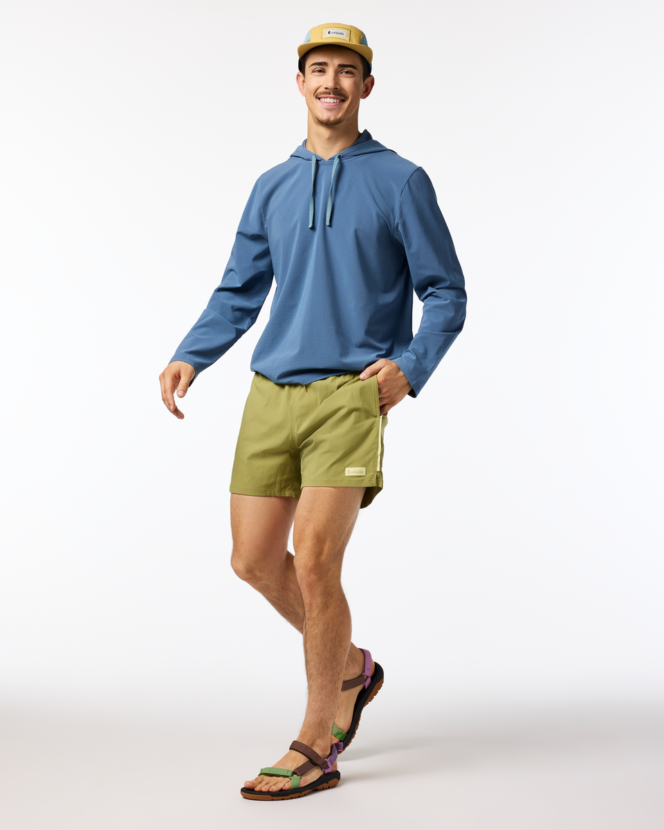 Brinco 5 Inch Short - Solid - Men's, Seed, Model Kellan