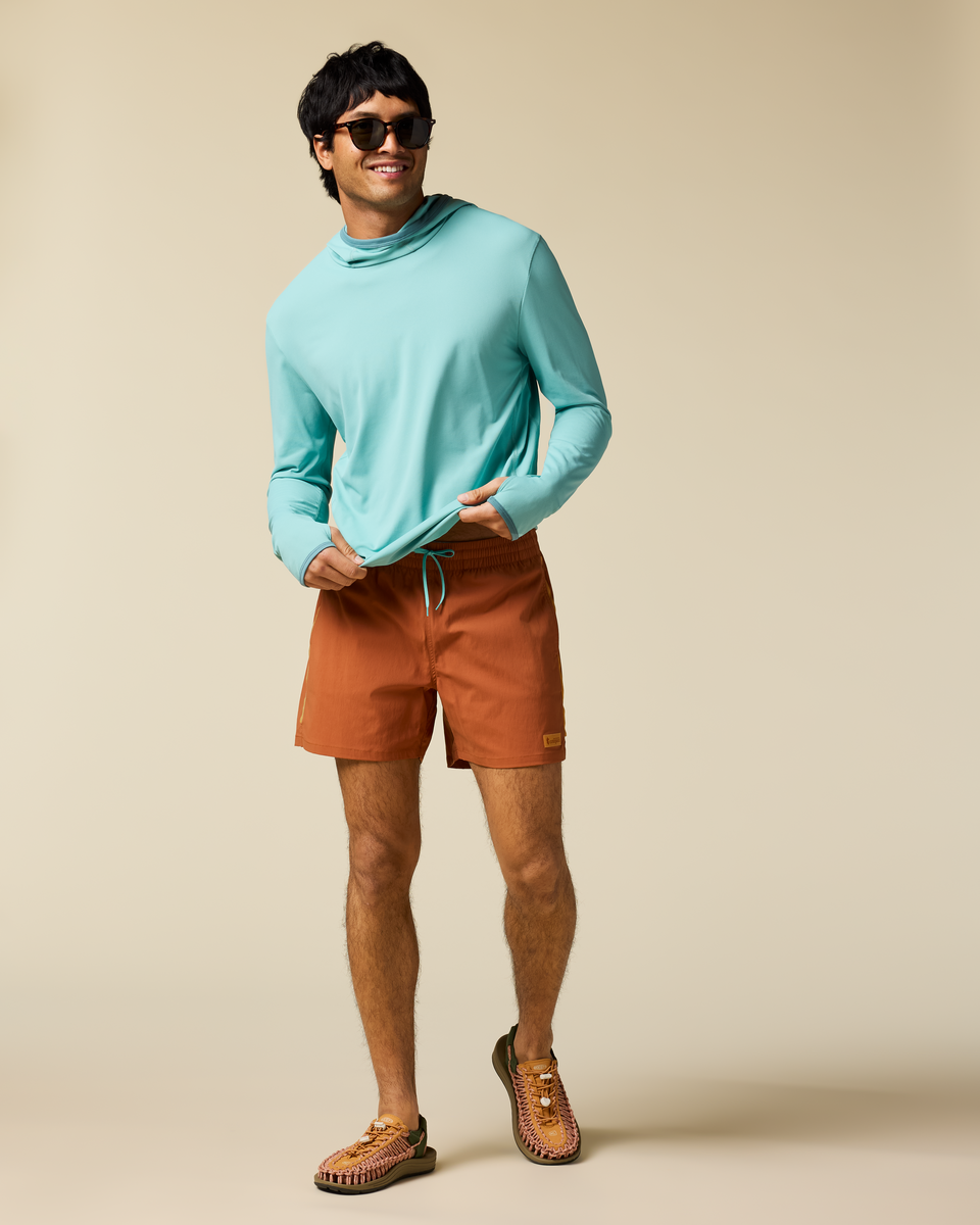 Brinco 5 Inch Short - Solid - Men's, Whiskey, Model Maximus