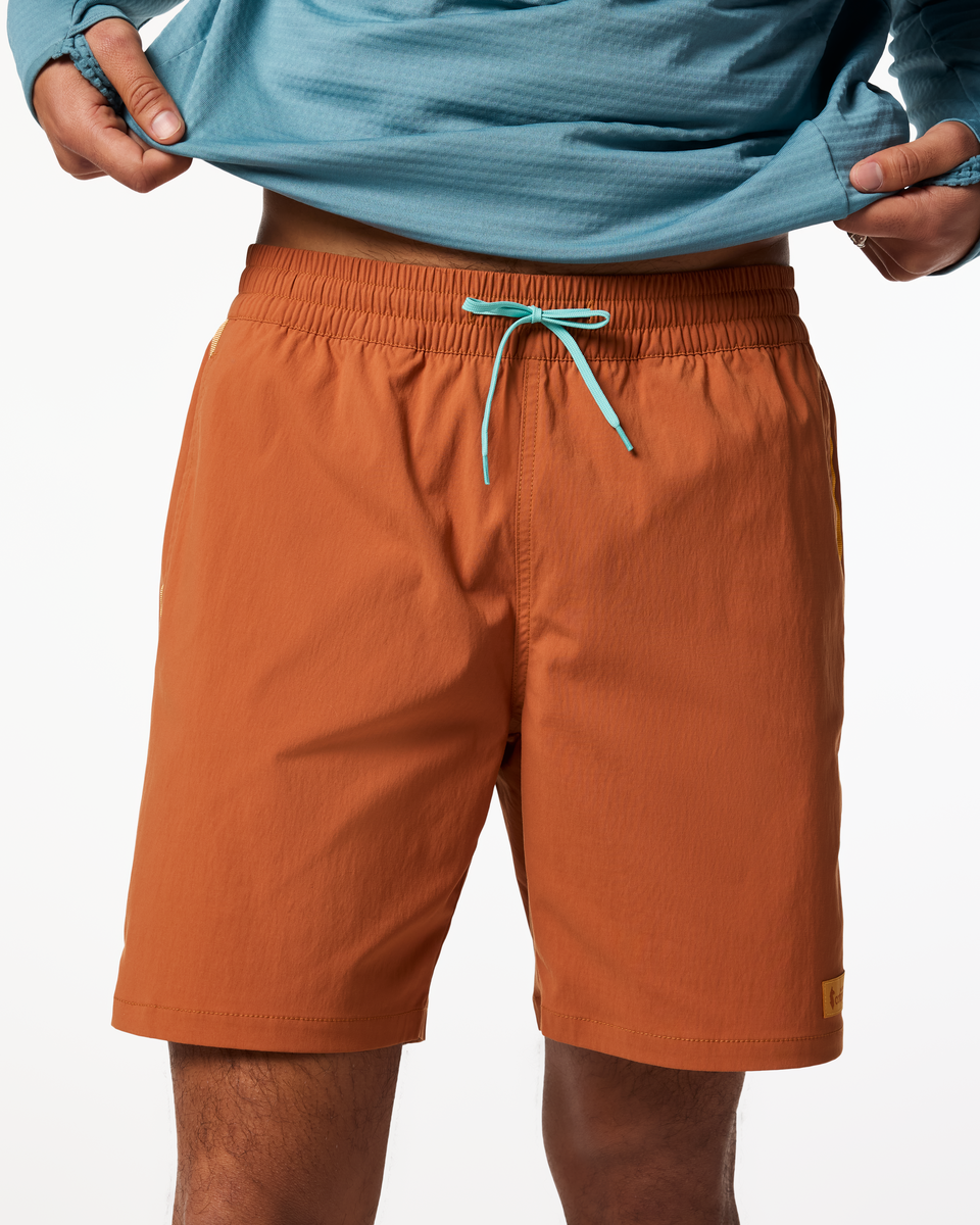 Brinco 7 Inch Short - Solid - Men's, Whiskey, Model Christian
