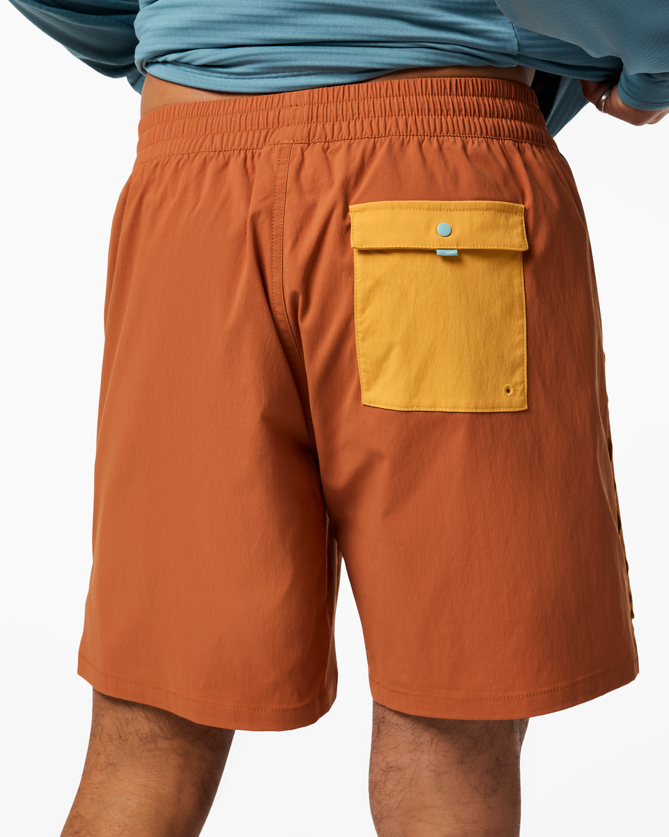 Brinco 7 Inch Short - Solid - Men's, Whiskey, Model Christian