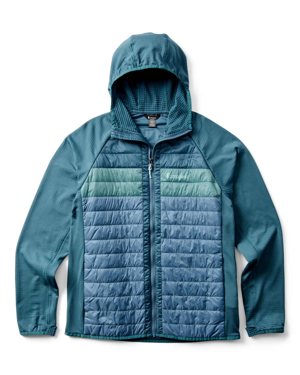 Capa Hybrid Insulated Hooded Jacket - Men's, Ocean/Steel Blue