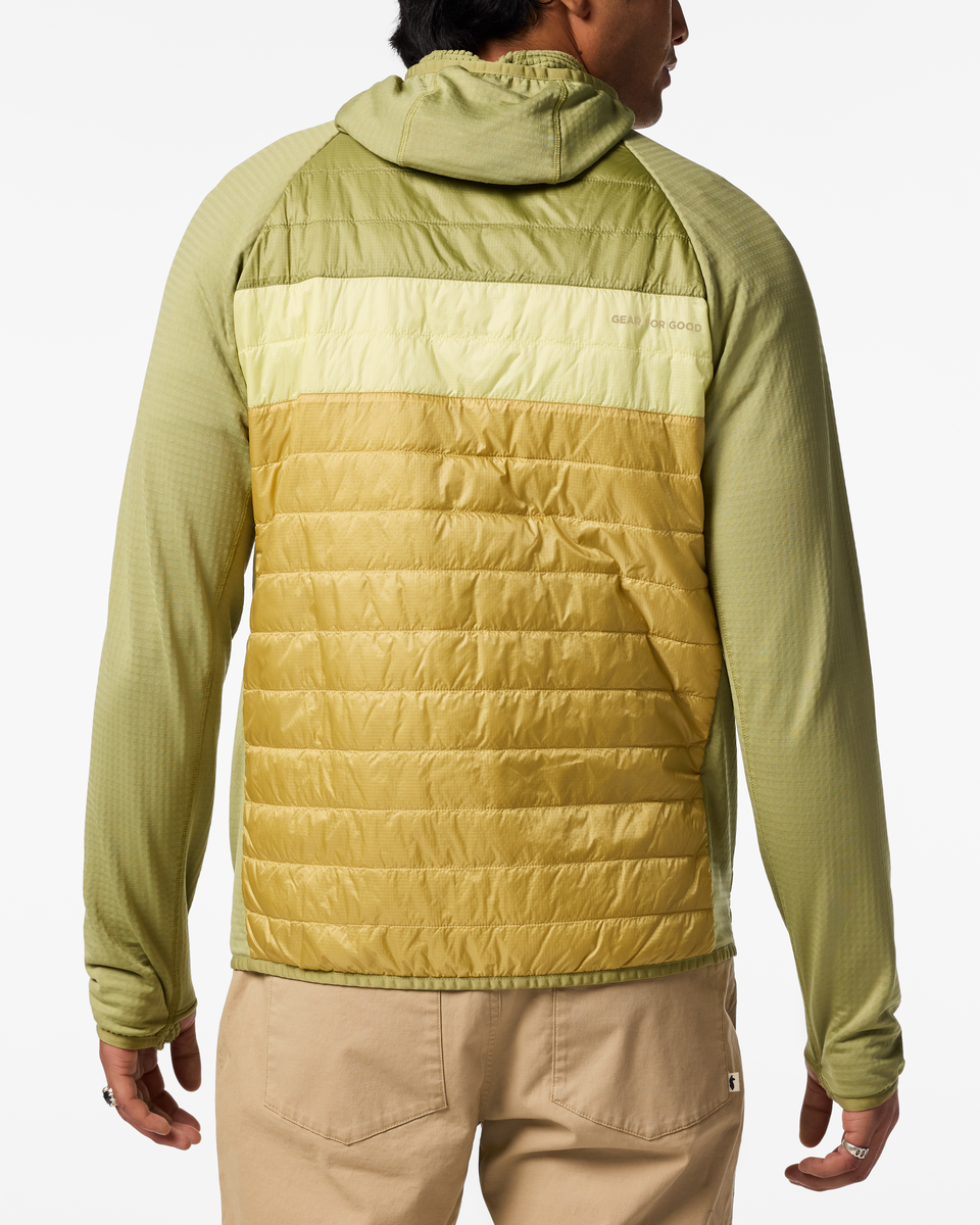Capa Hybrid Insulated Hooded Jacket - Men's, Seed/Husk, Model Christian