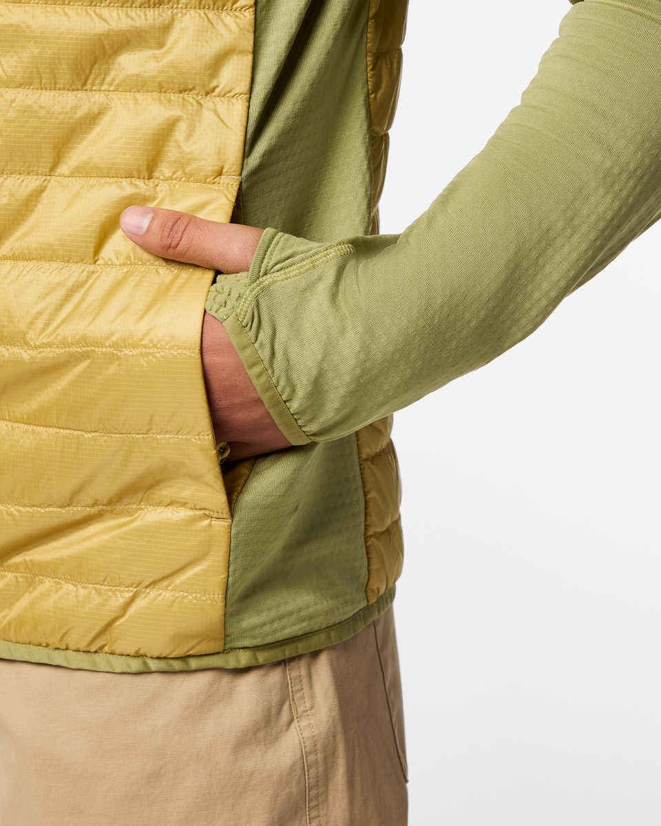 Capa Hybrid Insulated Hooded Jacket - Men's, Seed/Husk, Model Christian
