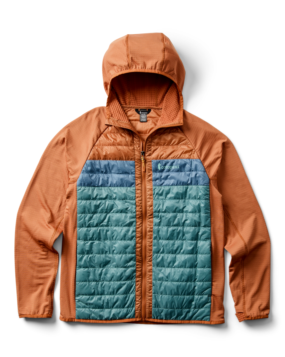 Capa Hybrid Insulated Hooded Jacket - Men's, Whiskey/Everglade