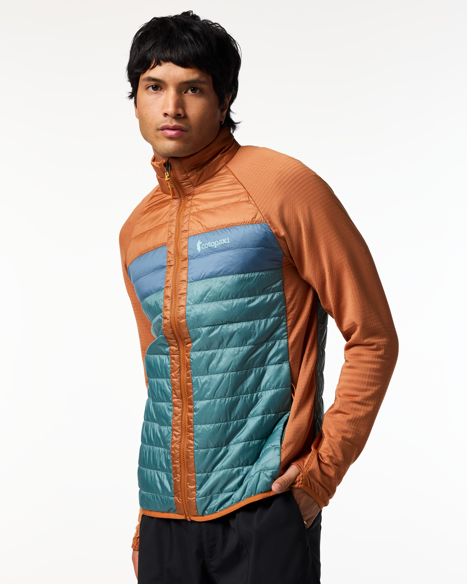 Capa Hybrid Insulated Jacket - Men's, Whiskey/Everglade, Model Christian