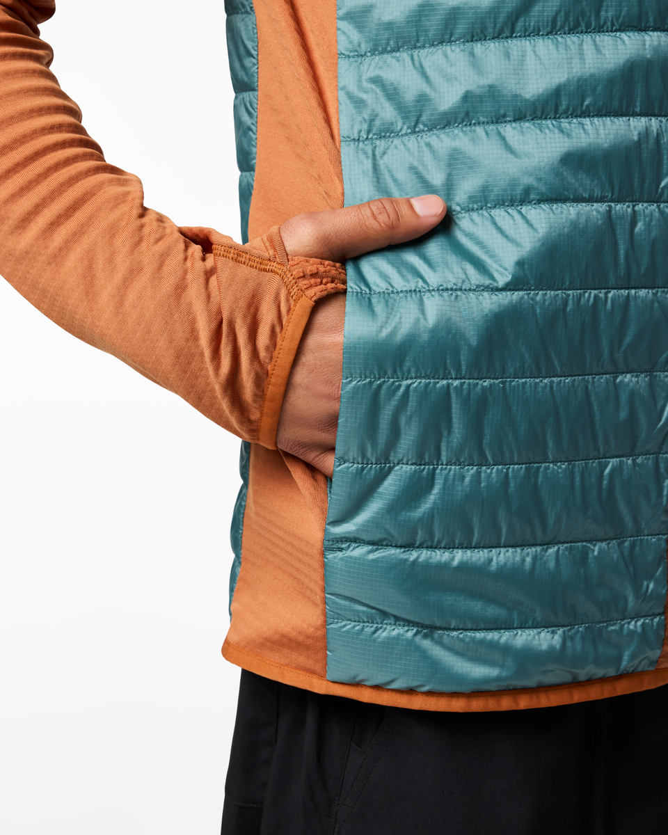 Capa Hybrid Insulated Jacket - Men's, Whiskey/Everglade, Model Christian