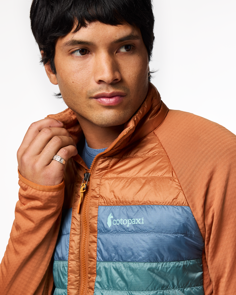 Capa Hybrid Insulated Jacket - Men's, Whiskey/Everglade, Model Christian