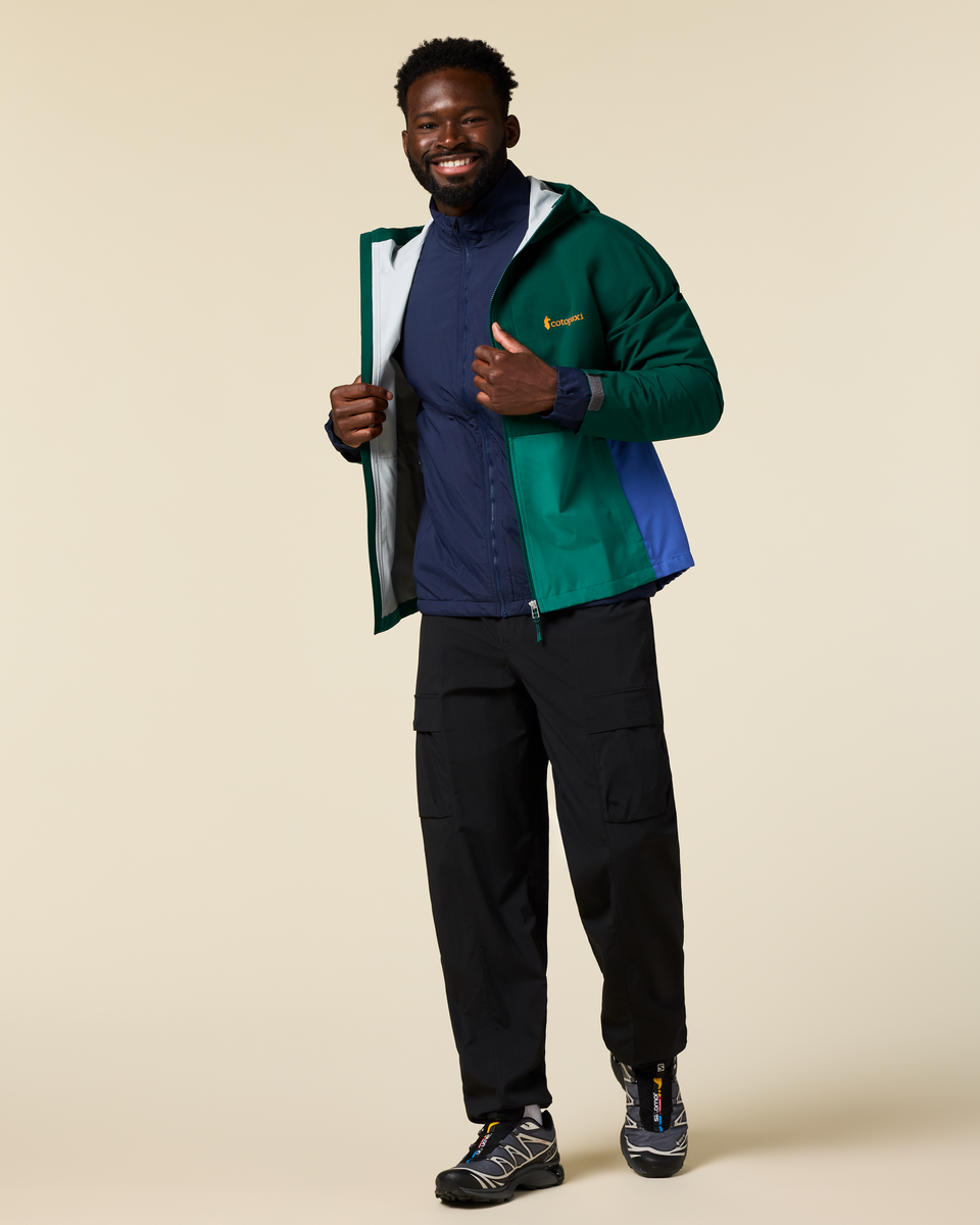 Cielo Rain Jacket - Men's, Kale/Malachite, Model Kirk