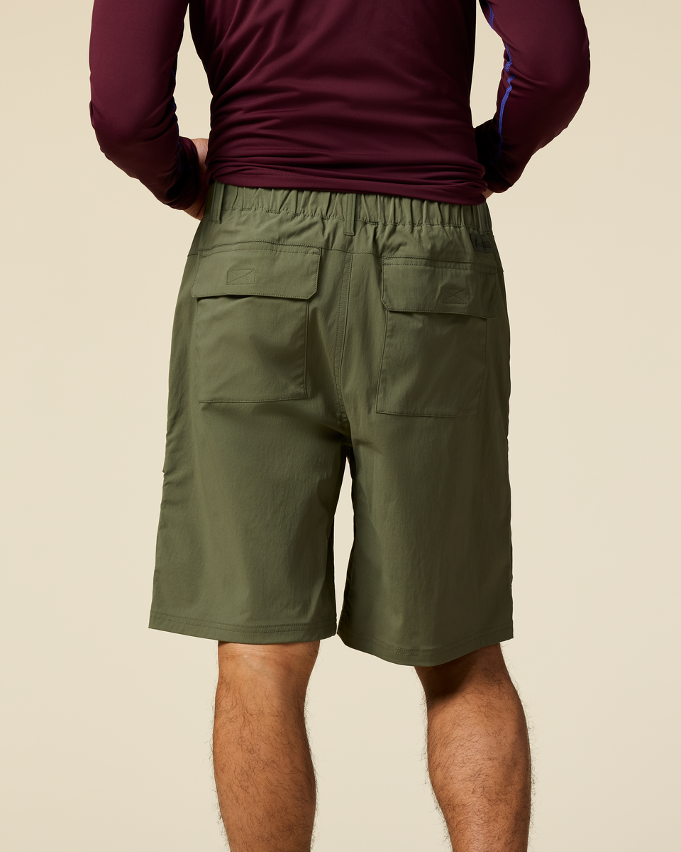 Coraje Tech Cargo Short - Men's, Fatigue, Model Christian