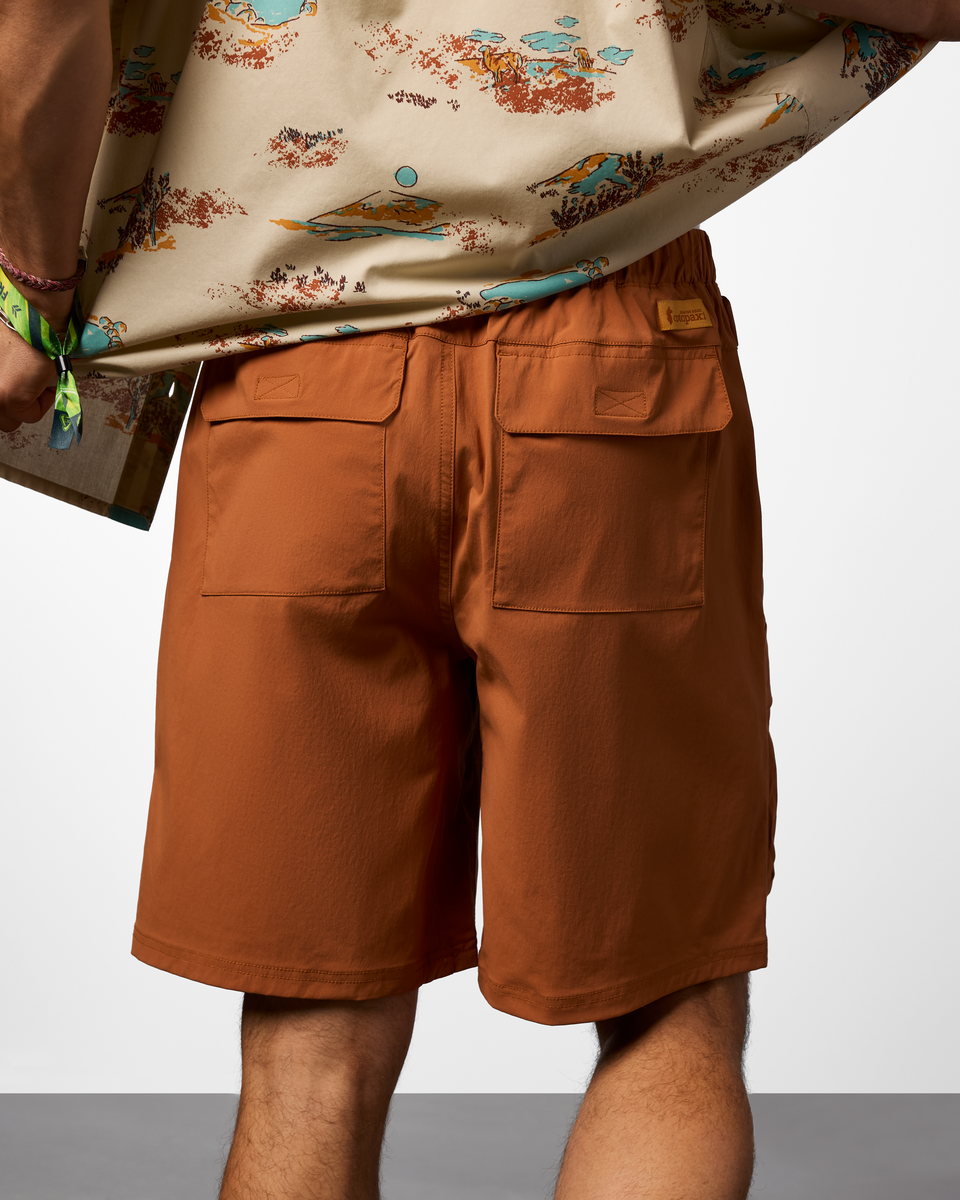Coraje Tech Cargo Short - Men's, Whiskey, Model Kellan