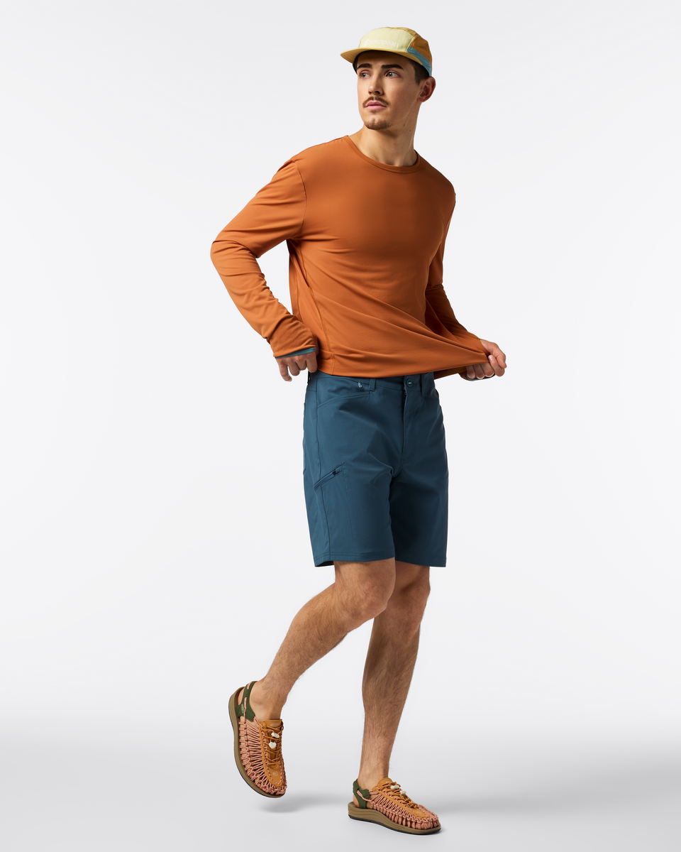 Coraje Tech Short - Men's, Ocean, Model Kellan