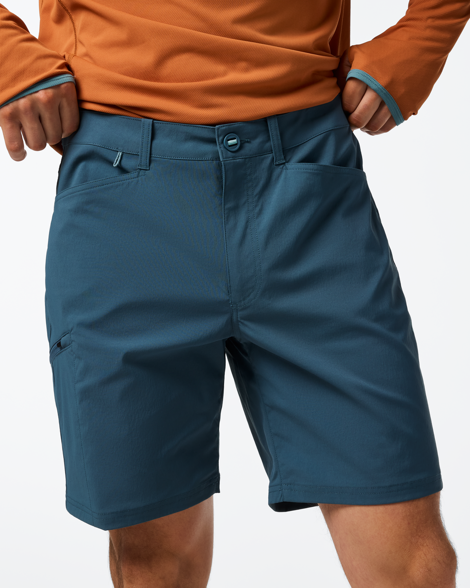 Coraje Tech Short - Men's, Ocean, Model Kellan