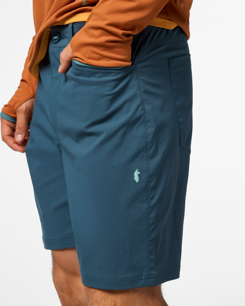 Coraje Tech Short - Men's, Ocean, Model Kellan