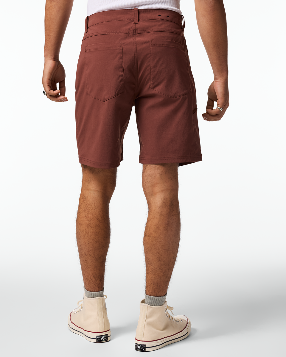 Coraje Tech Short - Men's, Sepia, Model Christian