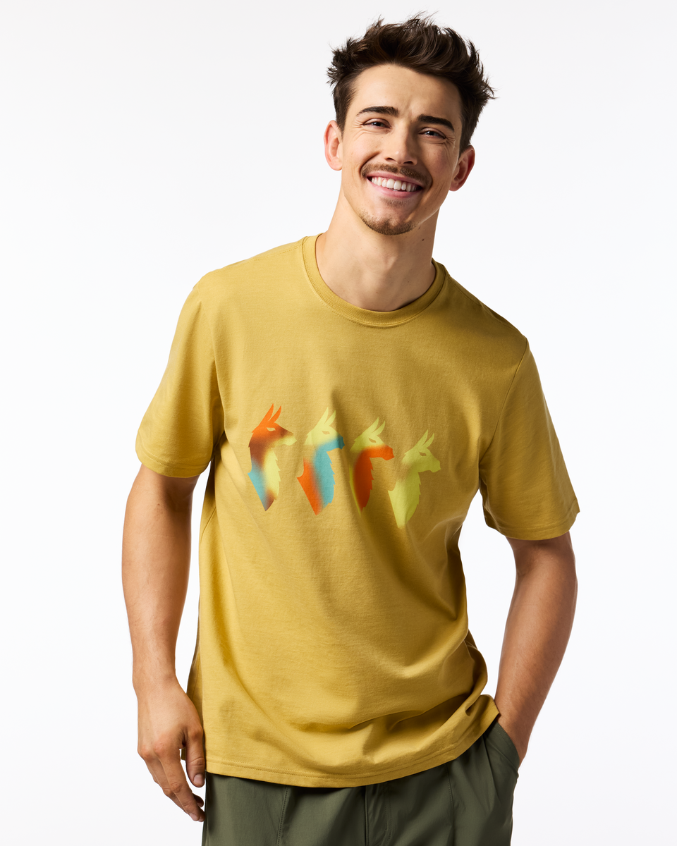 Cuatro Bitmap T-Shirt - Men's, Husk, Model Kellan
