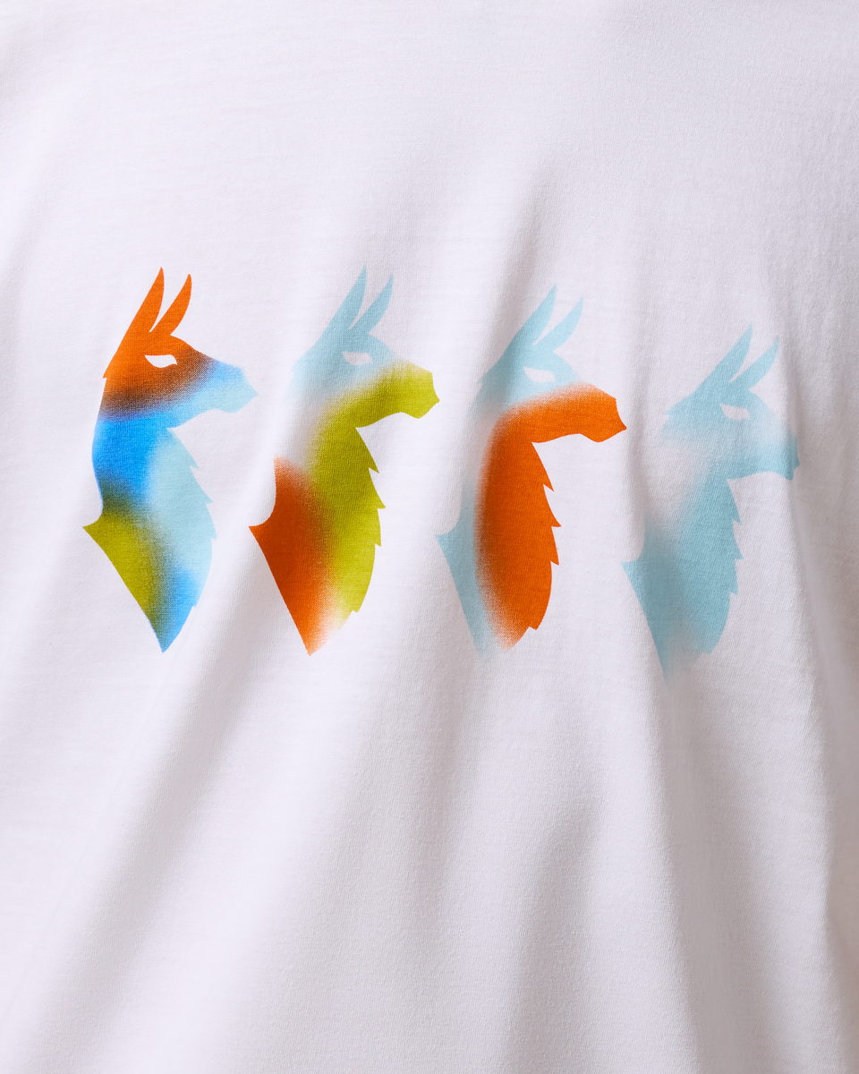 Cuatro Bitmap T-Shirt - Men's, White, Model Maximus