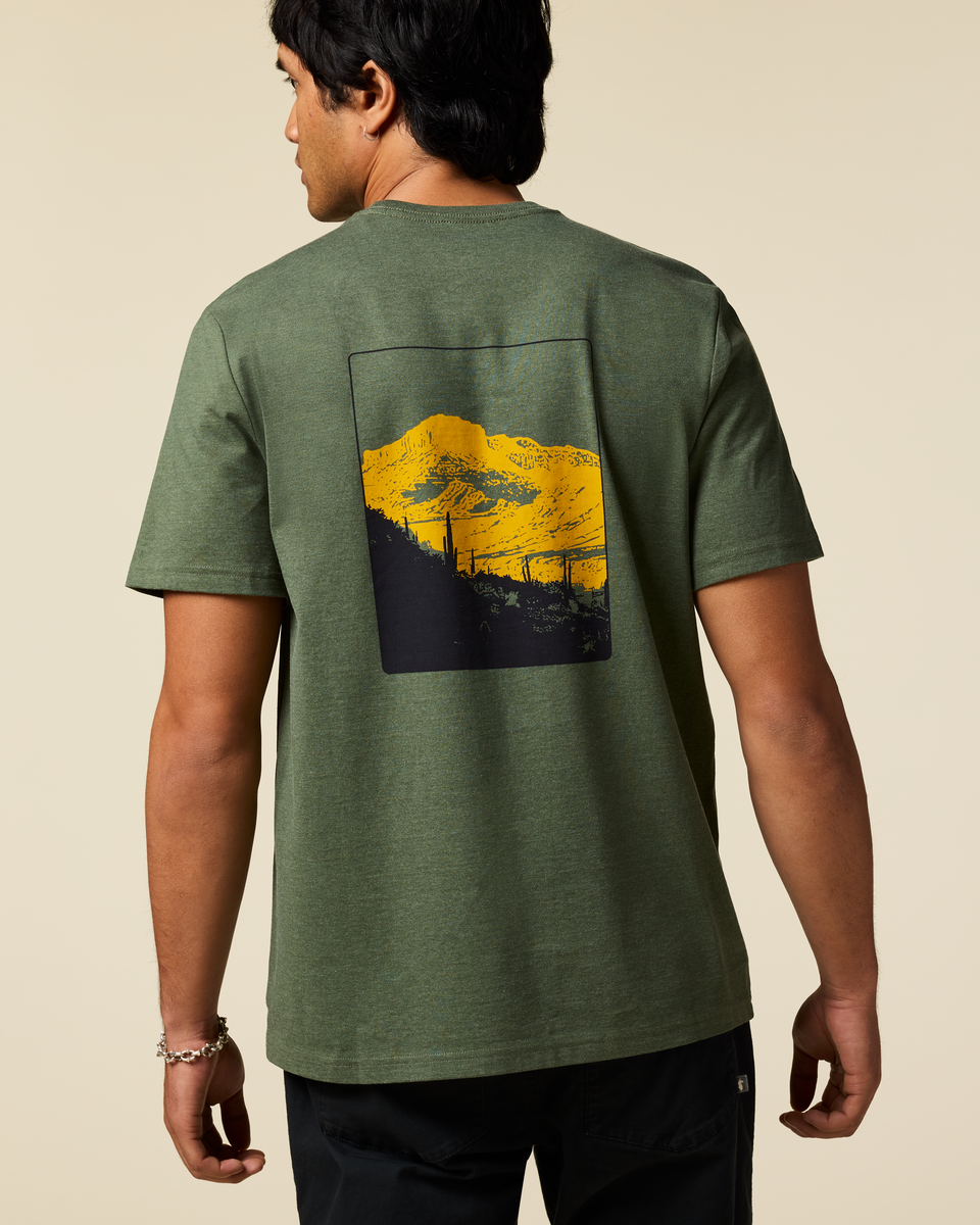 Down The River T-Shirt - Men's, Fatigue, Model Christian