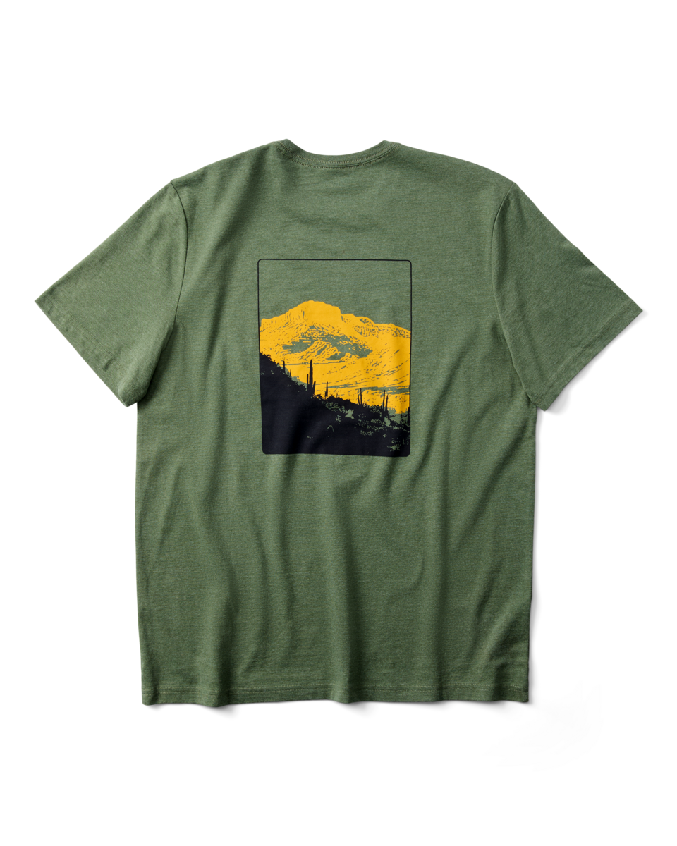 Down The River T-Shirt - Men's, Fatigue