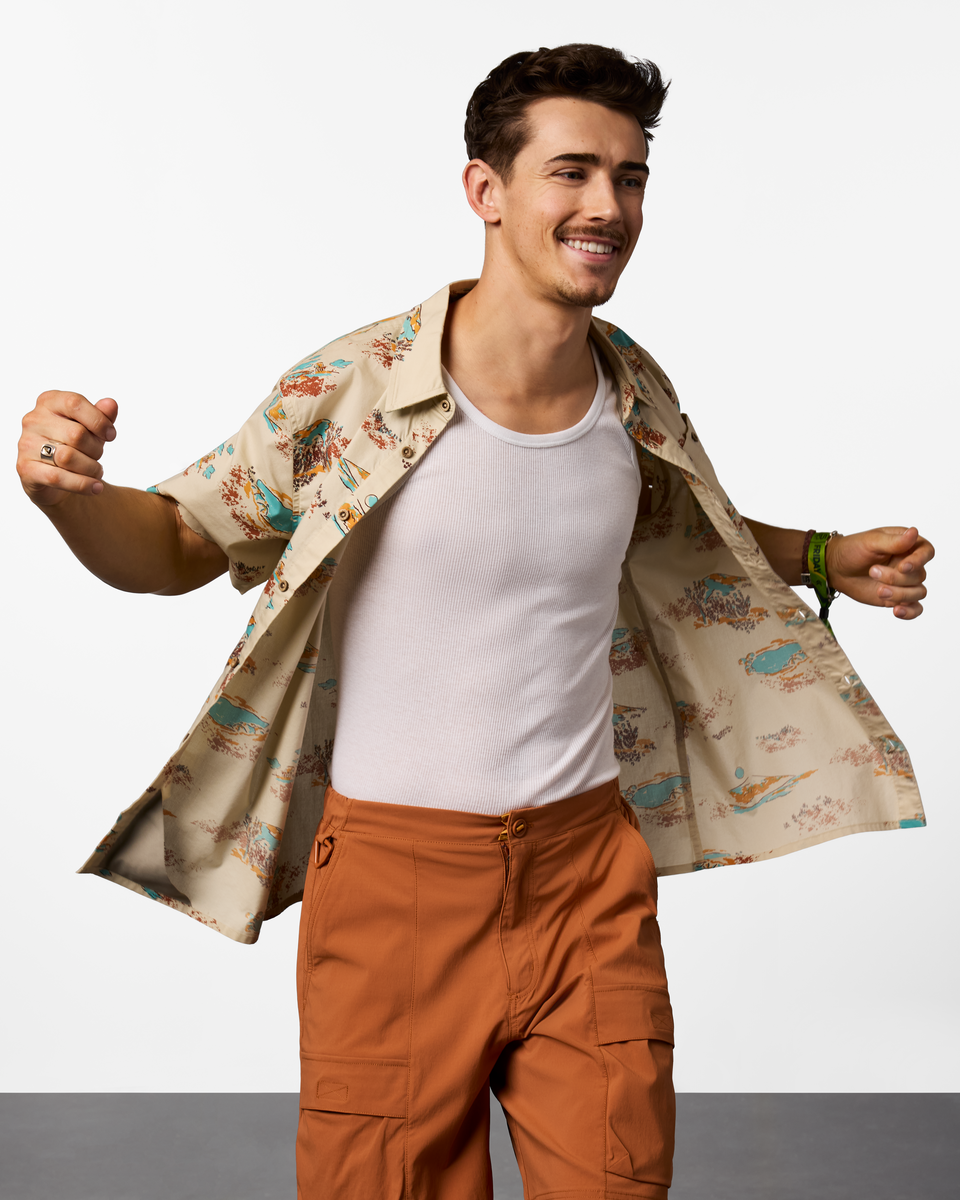 Estival Button Up Shirt - Print - Men's