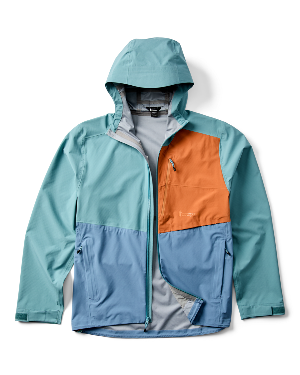 Impermeo 3L Hooded Shell Jacket - Men's, Everglade/Steel Blue