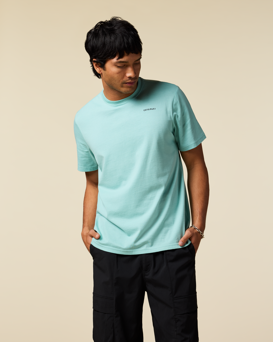 Mountain Magic T-Shirt - Men's, Tide Pool, Model Christian