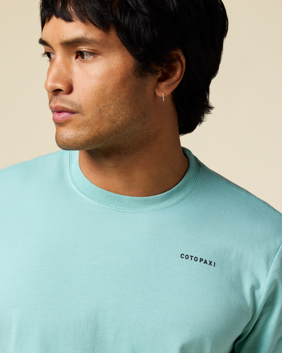 Mountain Magic T-Shirt - Men's, Tide Pool, Model Christian
