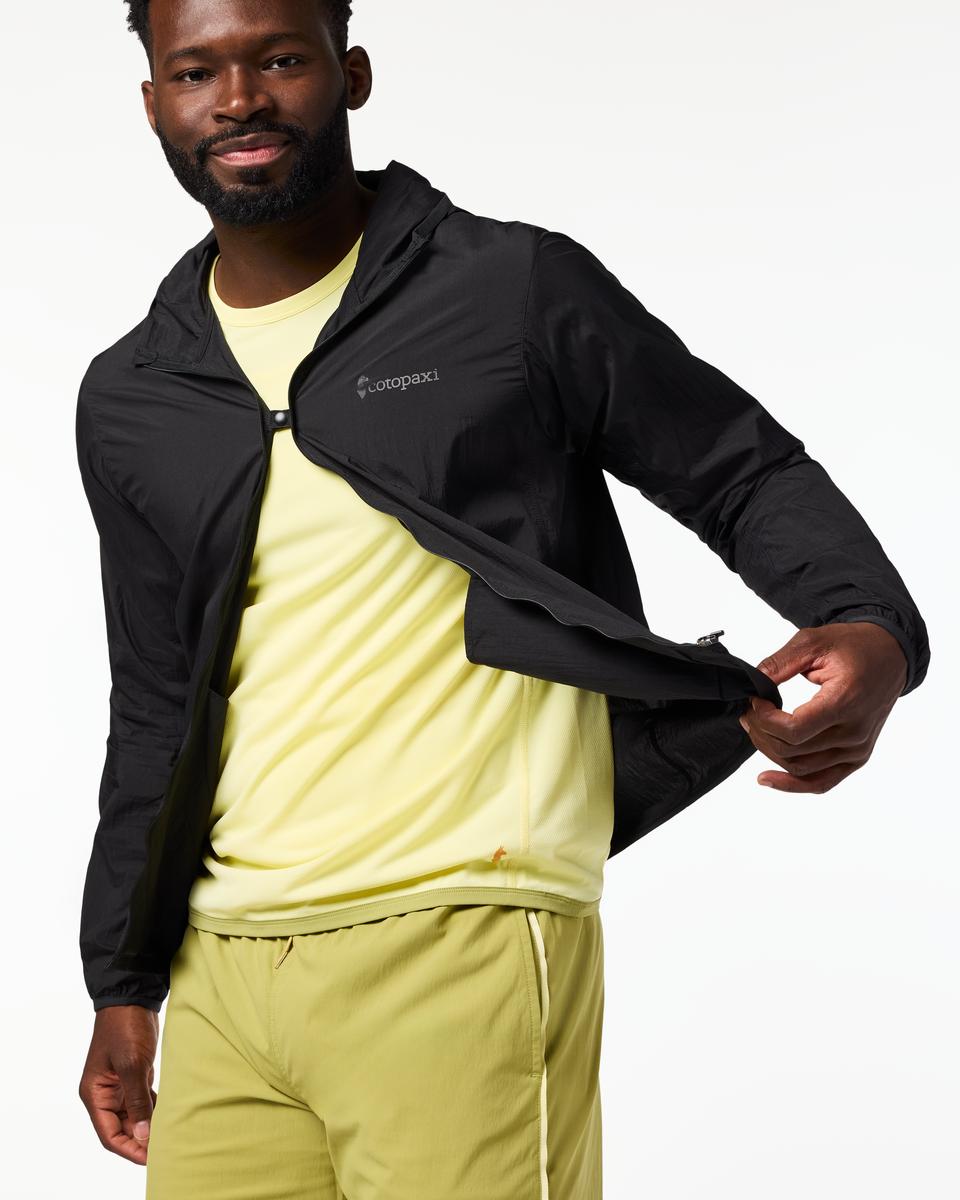 Pacaya Lite Hooded Jacket - Men's, Cotopaxi Black, Model Kirk