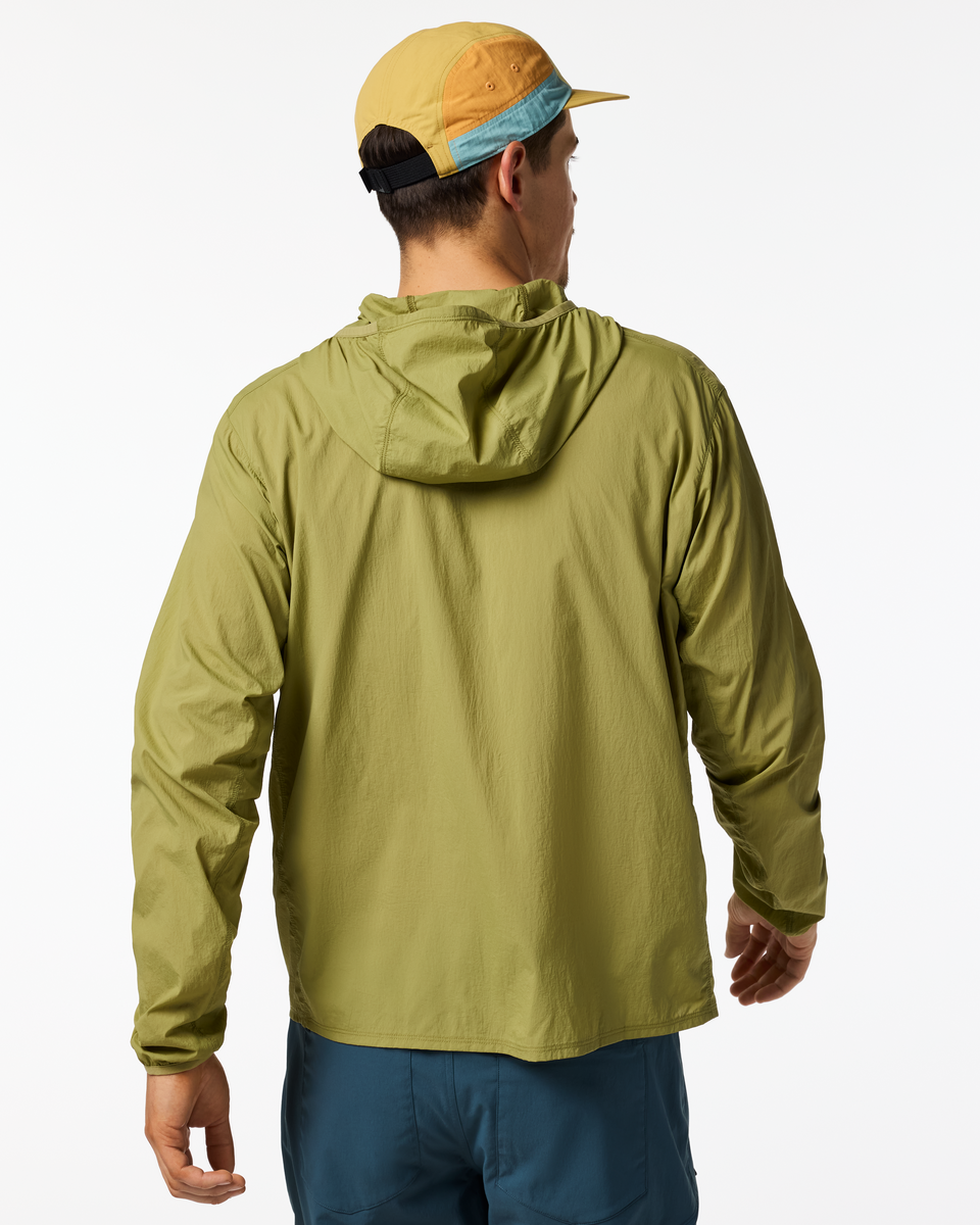 Pacaya Lite Hooded Jacket - Men's, Seed, Model Kellan