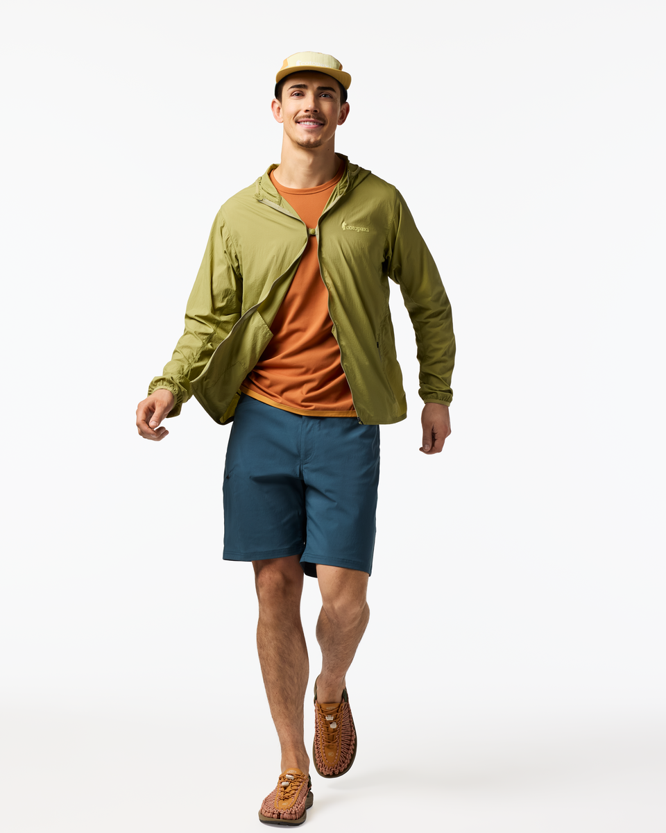 Pacaya Lite Hooded Jacket - Men's, Seed, Model Kellan