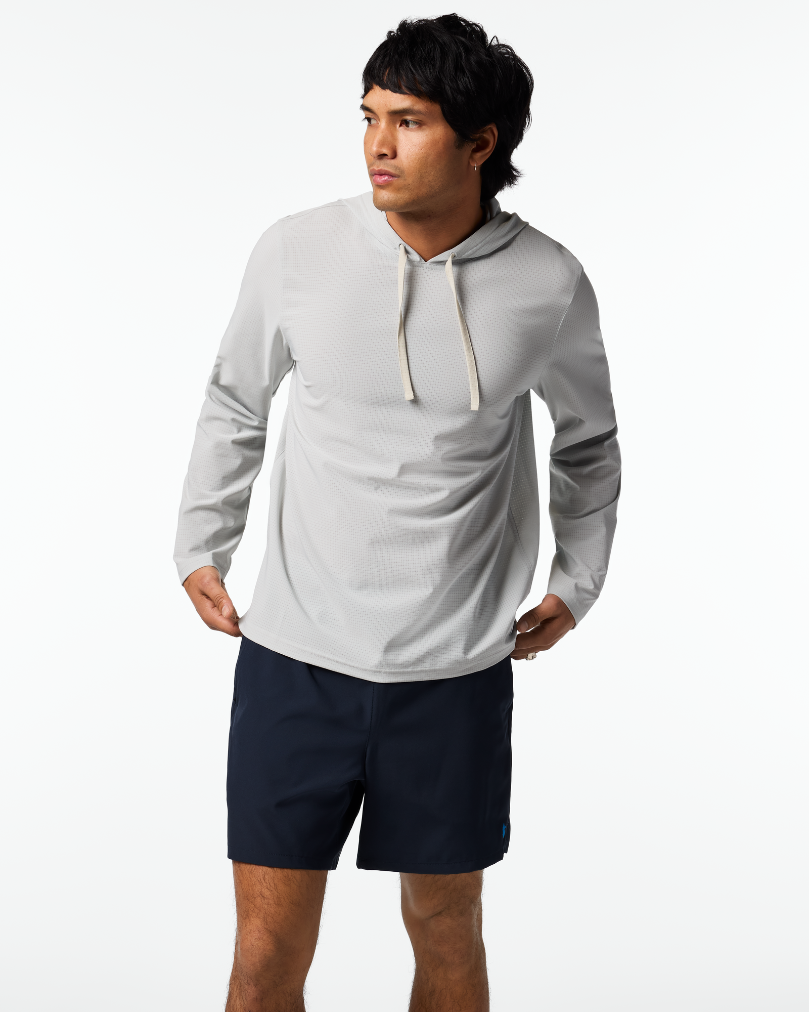 Pulso Tech Hoodie - Men's, Vapor, Model Christian