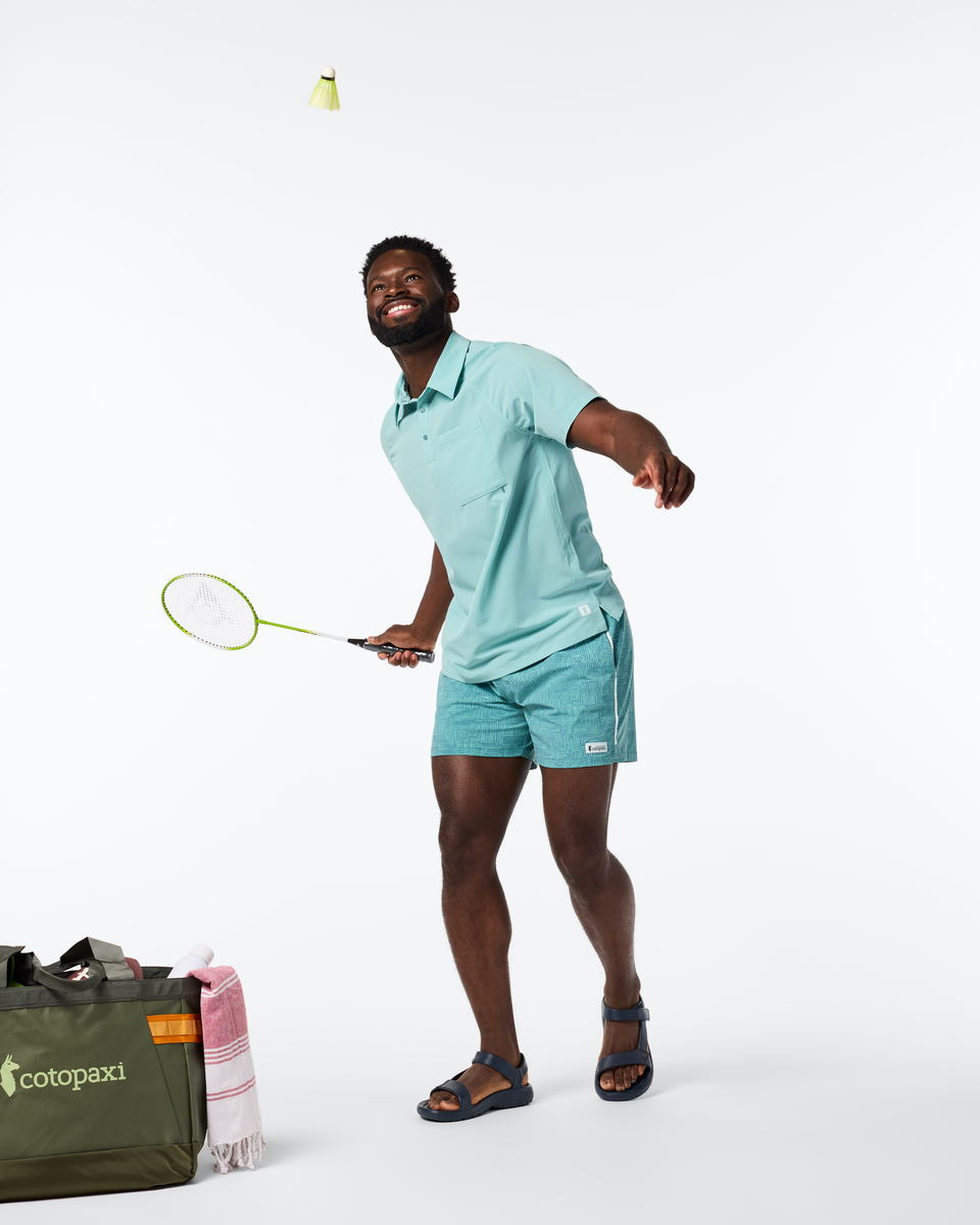 Pulso Tech Polo - Men's, Tide Pool, Model Kirk