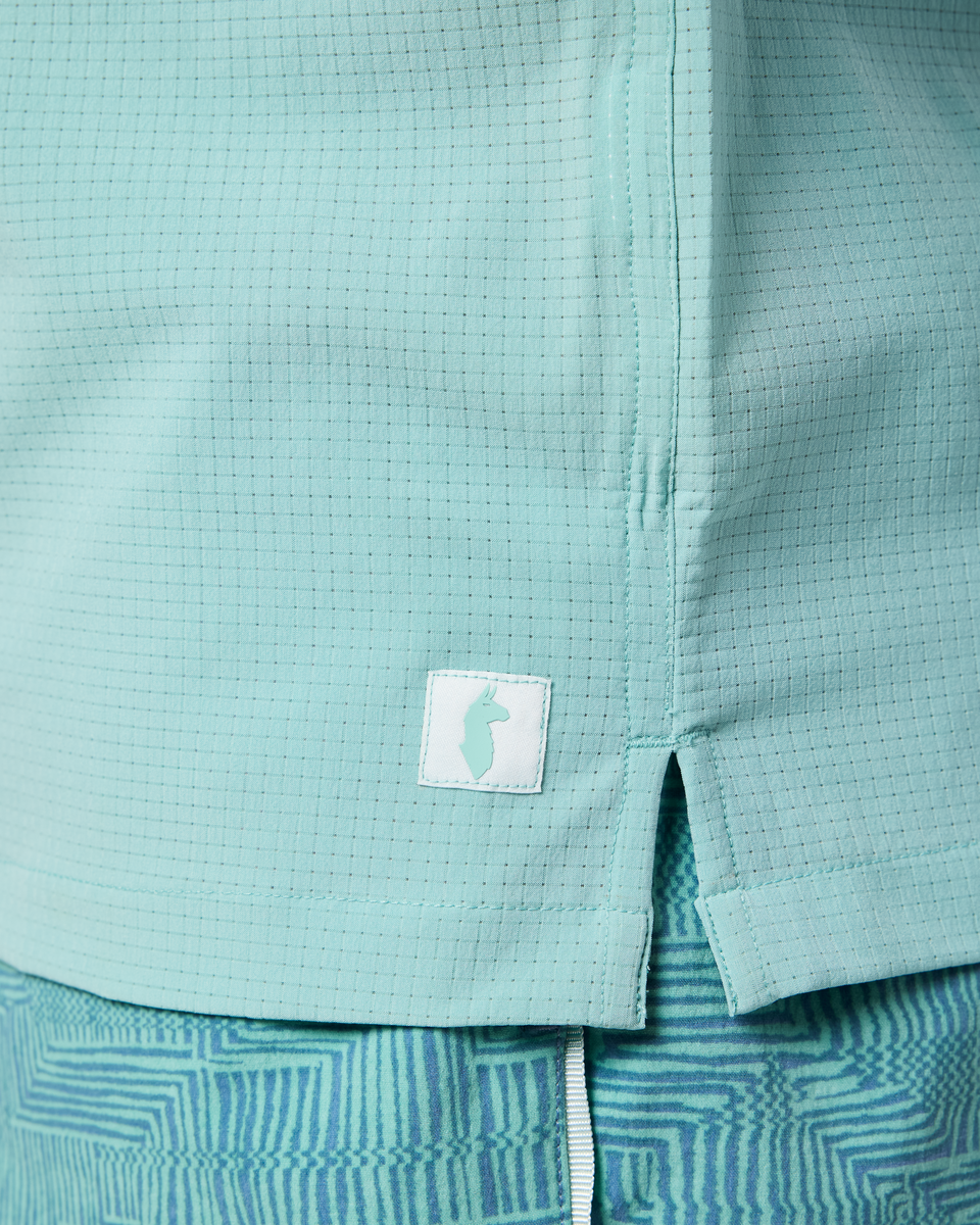 Pulso Tech Polo - Men's, Tide Pool, Model Kirk