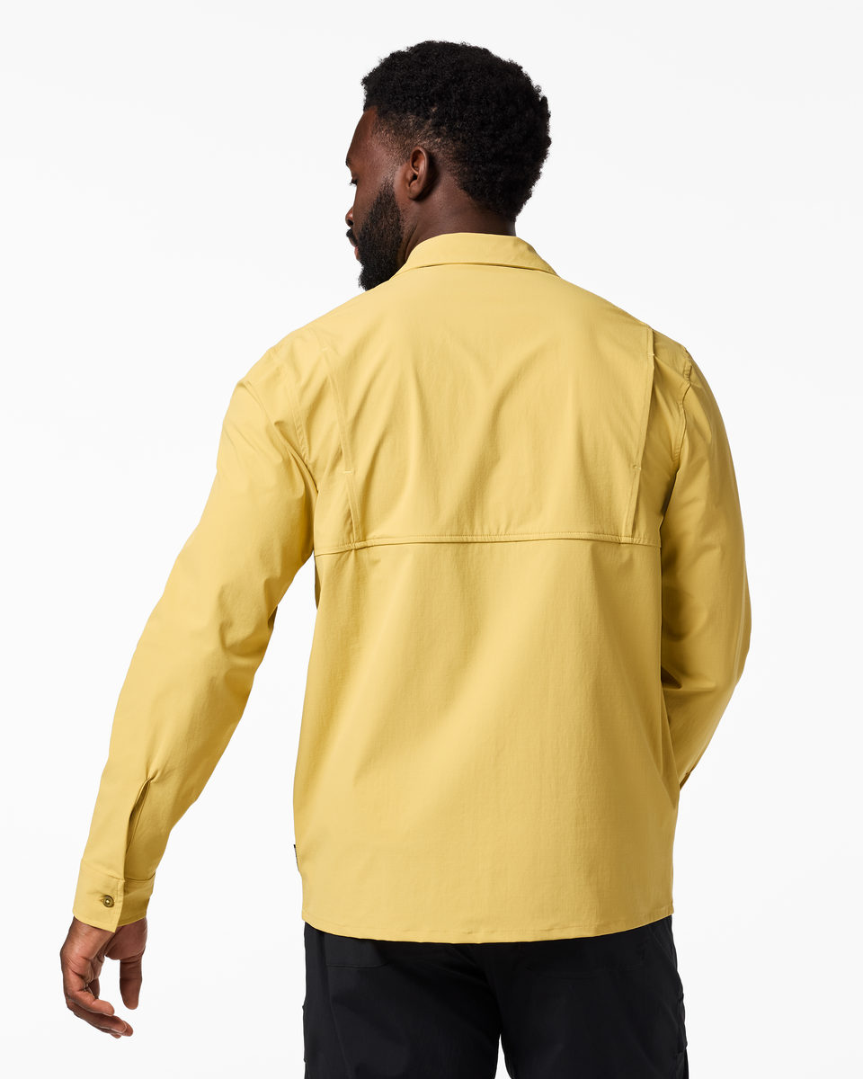 Solta Long-Sleeve Sun Shirt - Men's, Husk, Model Kirk