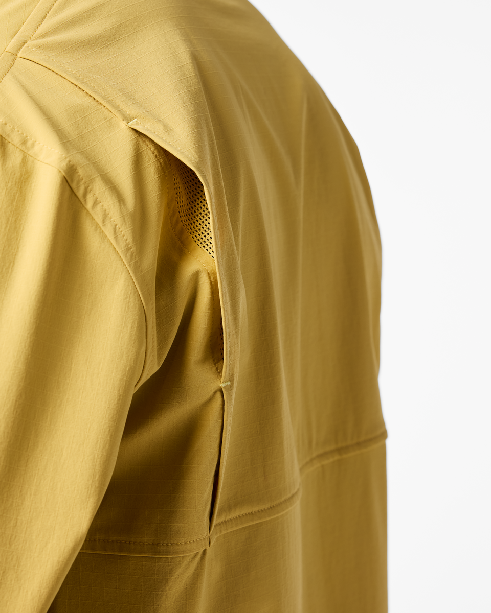 Solta Long-Sleeve Sun Shirt - Men's, Husk, Model Kirk
